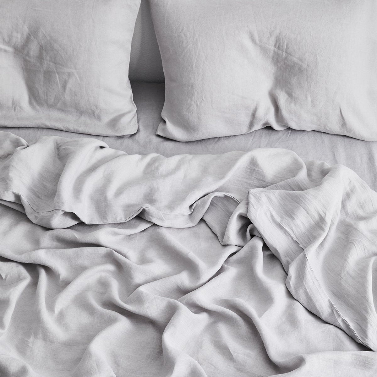 Fog 100% Flax Linen Bedding Set